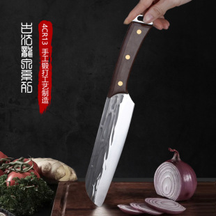 [In stock] hot-selling hand-forged fish head knife forged chef knife sliced meat slicing knife