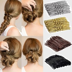 工場直販袋入りU字型ウェーブヘアピン、キュートでシンプルでファッショナブルなヘアピン、ウェーブ子供用ヘアアクセサリー