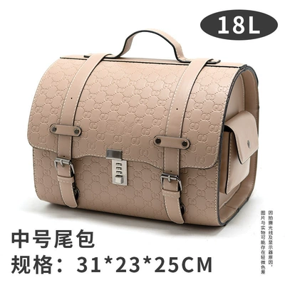 Large Capacity 29.5L, Quick-Release, Electric car tail box - high-end-gd-series-brown-quick-release-mid-tail-bag-18l-large