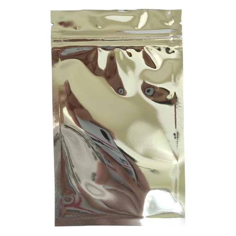 Yin Chapado en aluminio y Yang ziplock bolsa translúcida bolsa de plástico bolsa de papel de aluminio engrosada fondo plano bolsa sellada bolsa de envasado de alimentos