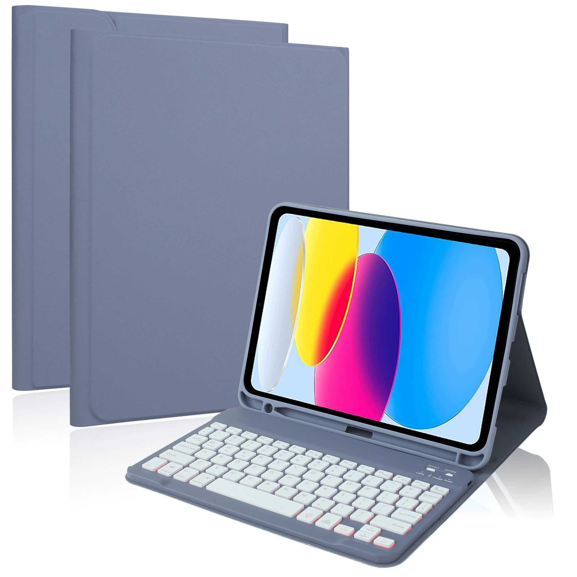 Совместимо с M4 Apple iPad 10.9 цветной подсветкой клавиатура Bluetooth A16 защитный чехол для планшета 7 поколения оптовая