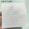 Transparent hemispherical 10*1.5mm; silicone, rubber