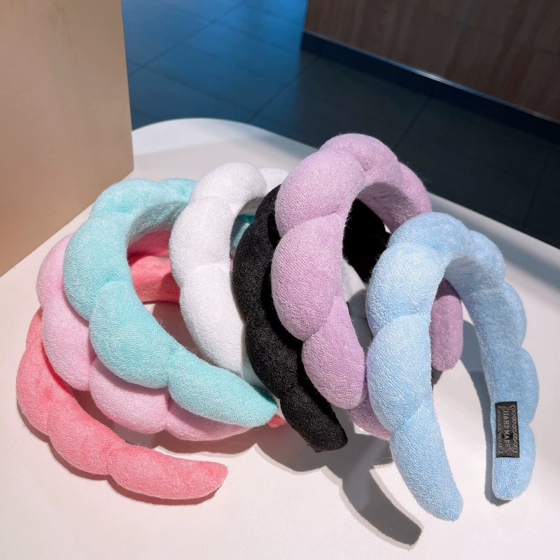 (Граница торговля) полотенце headband с пигтейлом, 2023, европейский стиль, французский стиль, облако