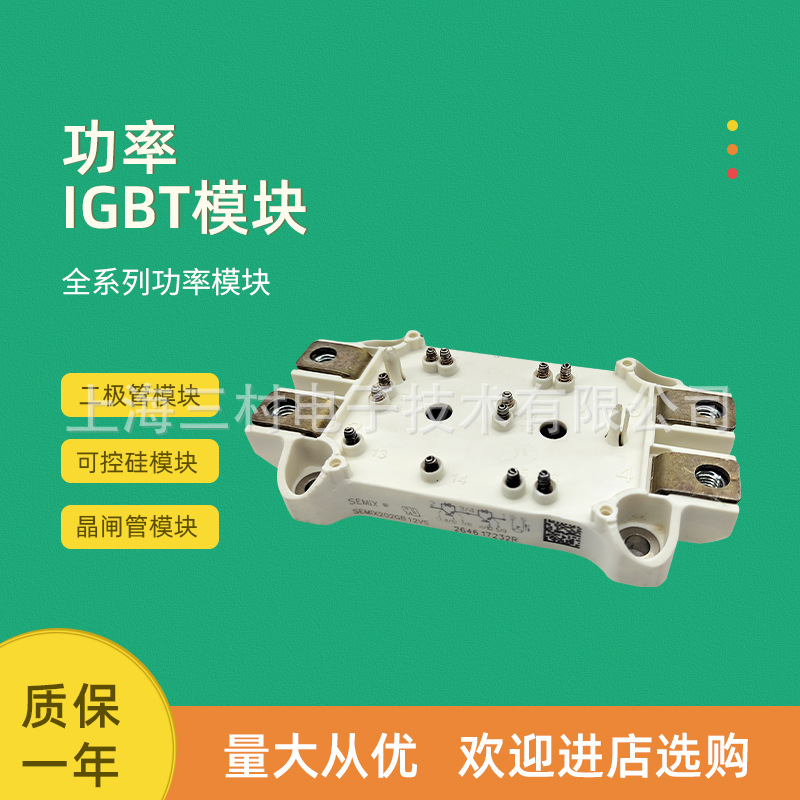 全新IGBT功率模块SEMiX202GB12E4s SEMIX202GB12T4S MiX202GB12Vs