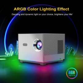 投影仪卧室投墙超高清4K解码观影家用便携式投影机 高清便携
