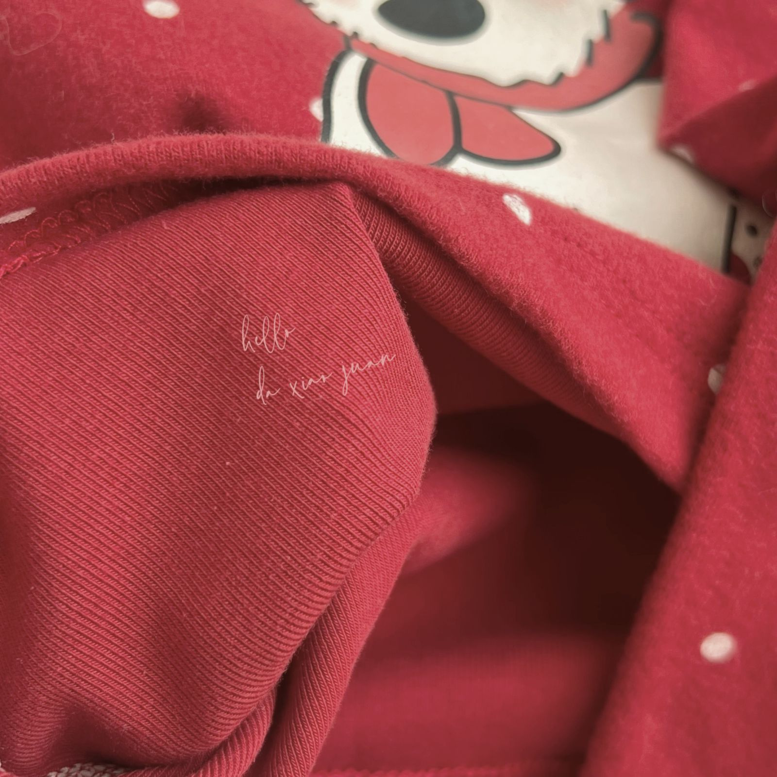 [사이즈 볼륨] 겨울 어린이 집 옷 [헤이 연인] 새해 300G SHURONG 클래스 A 홈 옷 잠옷