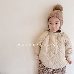 2023子供服秋冬服子供冬タイプ韓国版高襟キルティング綿の女の子の男の子の綿の服21913