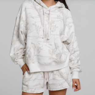 Autumn/Winter 2024 New Season Cross-border European and American Digital Printing 210g Japanese Cloth Fleece Couple Leisure suit