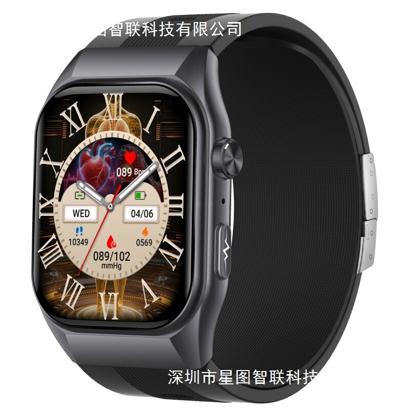 Gs500 Sim Card Bluetooth Call Ecg Detection Key Micro-Physical Examination Blood Oxygen Smart Watch (g Band) Gs500 Sim Card Bluetooth Call Ecg Detection Key Micro-Physical Examination Blood Oxygen Smart Watch (g Band)