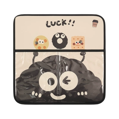 Back Anti-Kick Pad Storage Bag: Chair back anti-kick pad