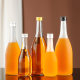 Factory direct 300ml transparent frosted glass bottle belly fruit bottle bayberry bottle sake bottle self-brewed wine bottle