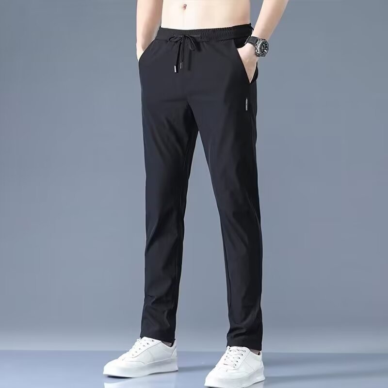 便宜干活工作裤男款夏季薄款运动大码上班耐磨长裤子透气宽松冰丝|undefined