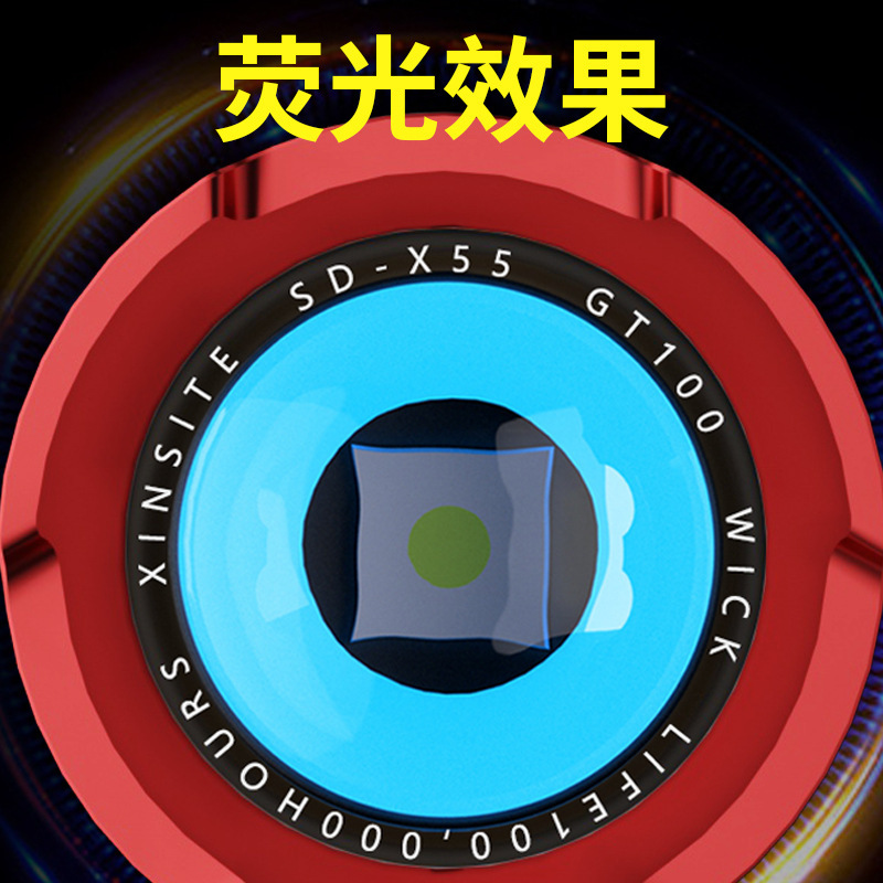 Linterna láser blanco táctico fuerte luz al aire libre de carga Super brillante patrulla Casa de emergencia linterna luz de trabajo tiro largo