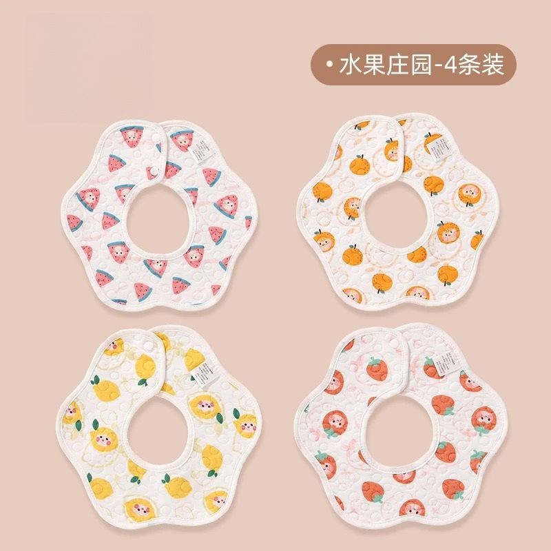 Yếm chống thấm nước Fruit Paradise 4 miếng
