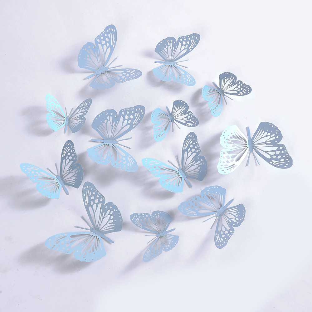 Bunte, realistische 3D-Schmetterlings-Wandaufkleber für die perfekte Dekoration von Zuhause und Partys_voghion.com
