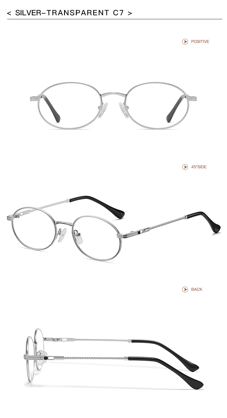 65g Weight Full Frame Glasses Structure Sunglasses Classification Ac, UV400 Protection Lens Material Oval Frame Glasses Style Outdoor, Travel, Fishing Occasion Solid Color Pattern All Seasons Season Unisex Gender Oval Design Retro, Vintage Style, Sweet Style Retro Vintage Style Sweet Solid Color Ac UV400 Protection Oval Frame Oval Full Frame Women's Sunglasses 12