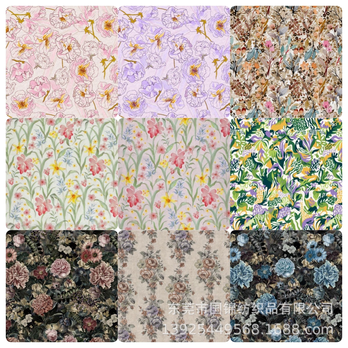 秋冬新款印花布 全棉斜纹21S骑兵斜印花 童装女装服装面料