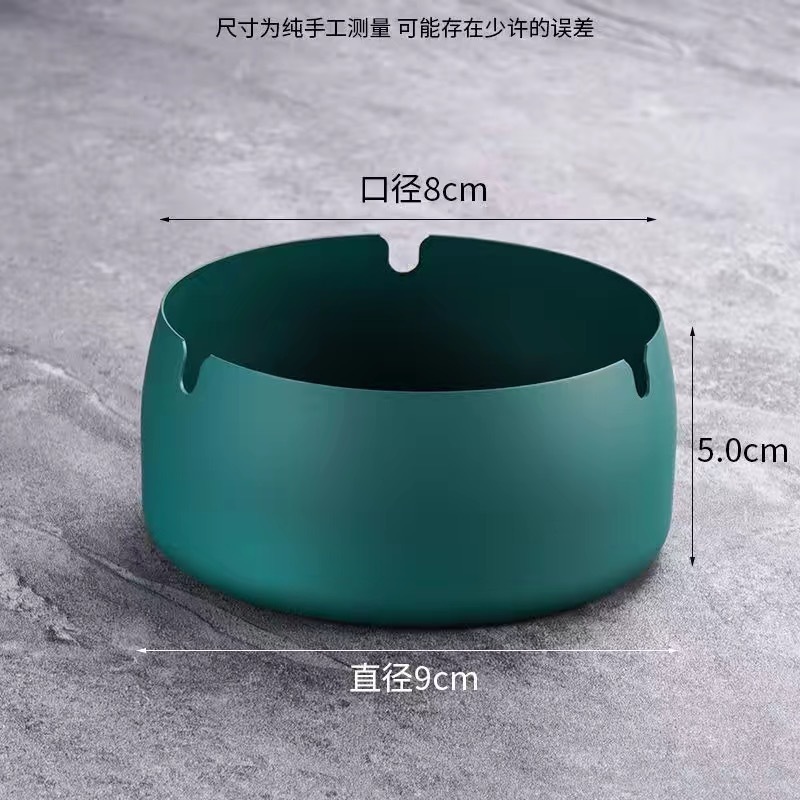 ホテルの家庭用ステンレス灰皿ネットカフェの家庭用リビングルームの金属防風大サイズの転倒防止の個性的な灰皿のアイデア|undefined