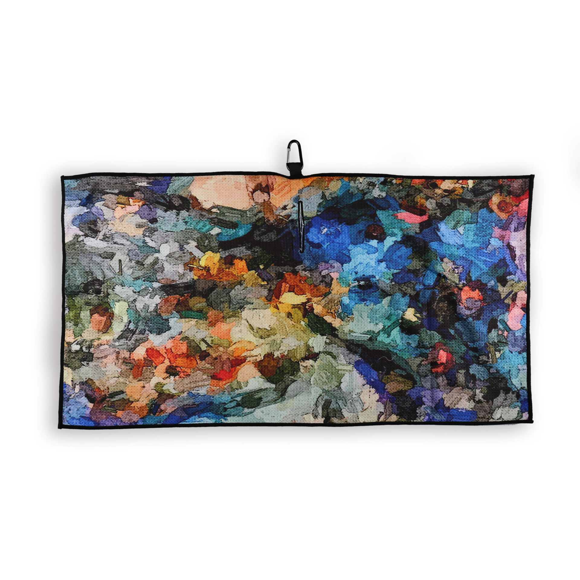 高尔夫纤维毛巾高尔夫配件华夫格菠萝格高尔夫巾跨境电商一件代发