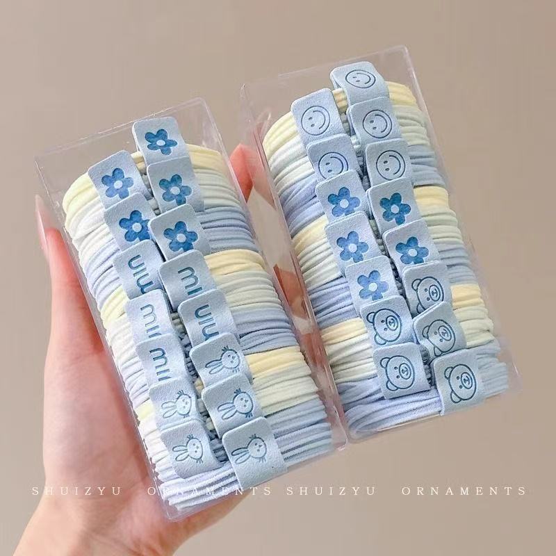 奶油色卡通可爱扎发绳女2025新款高弹力耐用头绳儿童马尾皮筋头饰|undefined