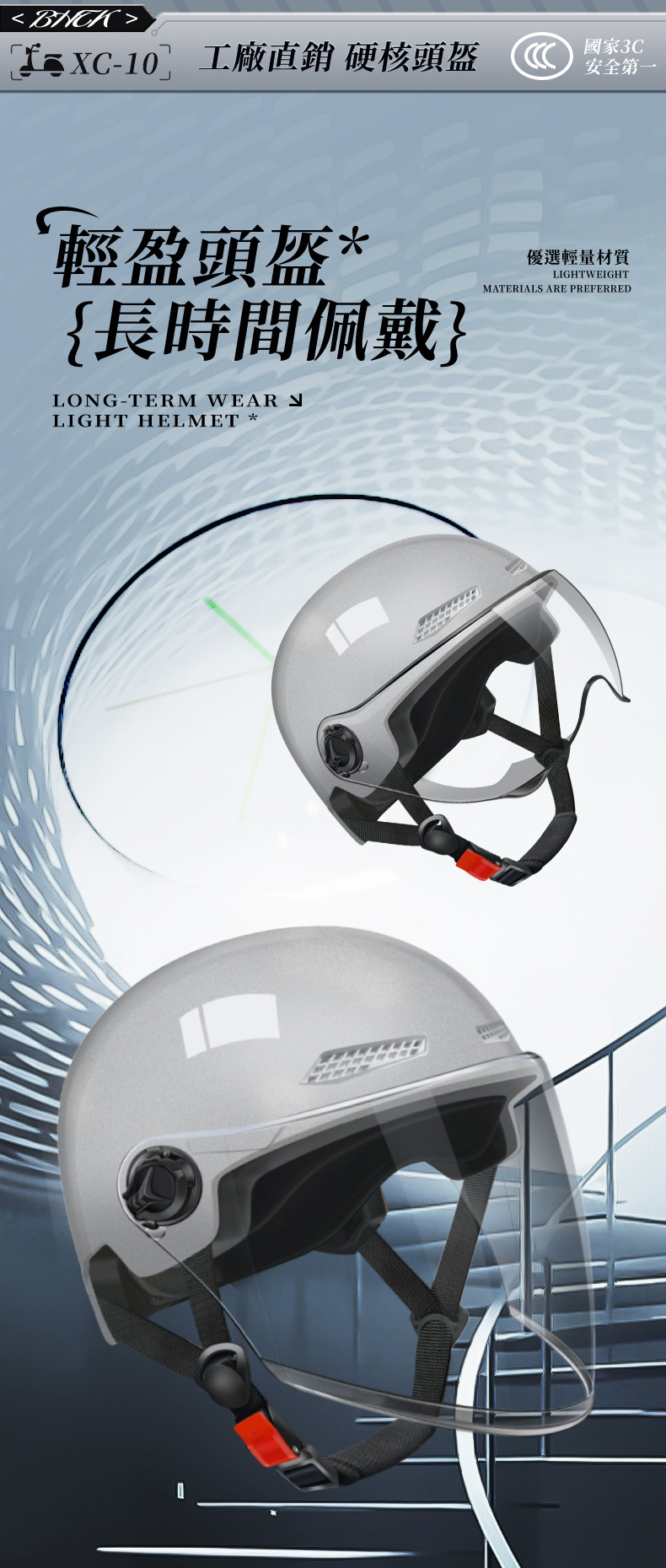 New National Standard Electric Scooter Helmet for Men and Women, Summer Sun Protection Motorcycle Half Helmet, All-Season Safety Helmet, New