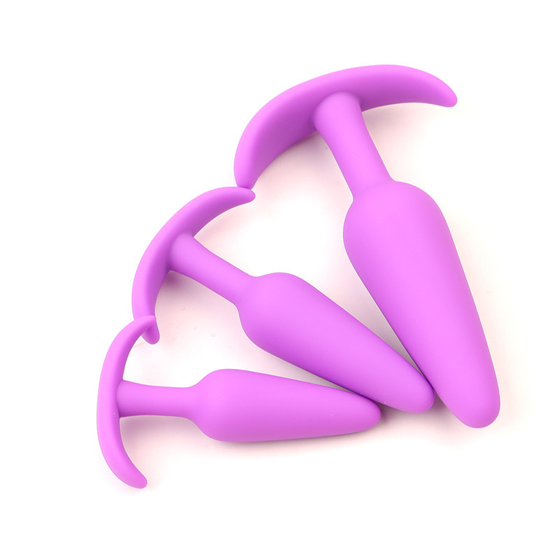 Silicone Anal Beads Strip, Wearable Black Anal Plug for Adults — detail image 10