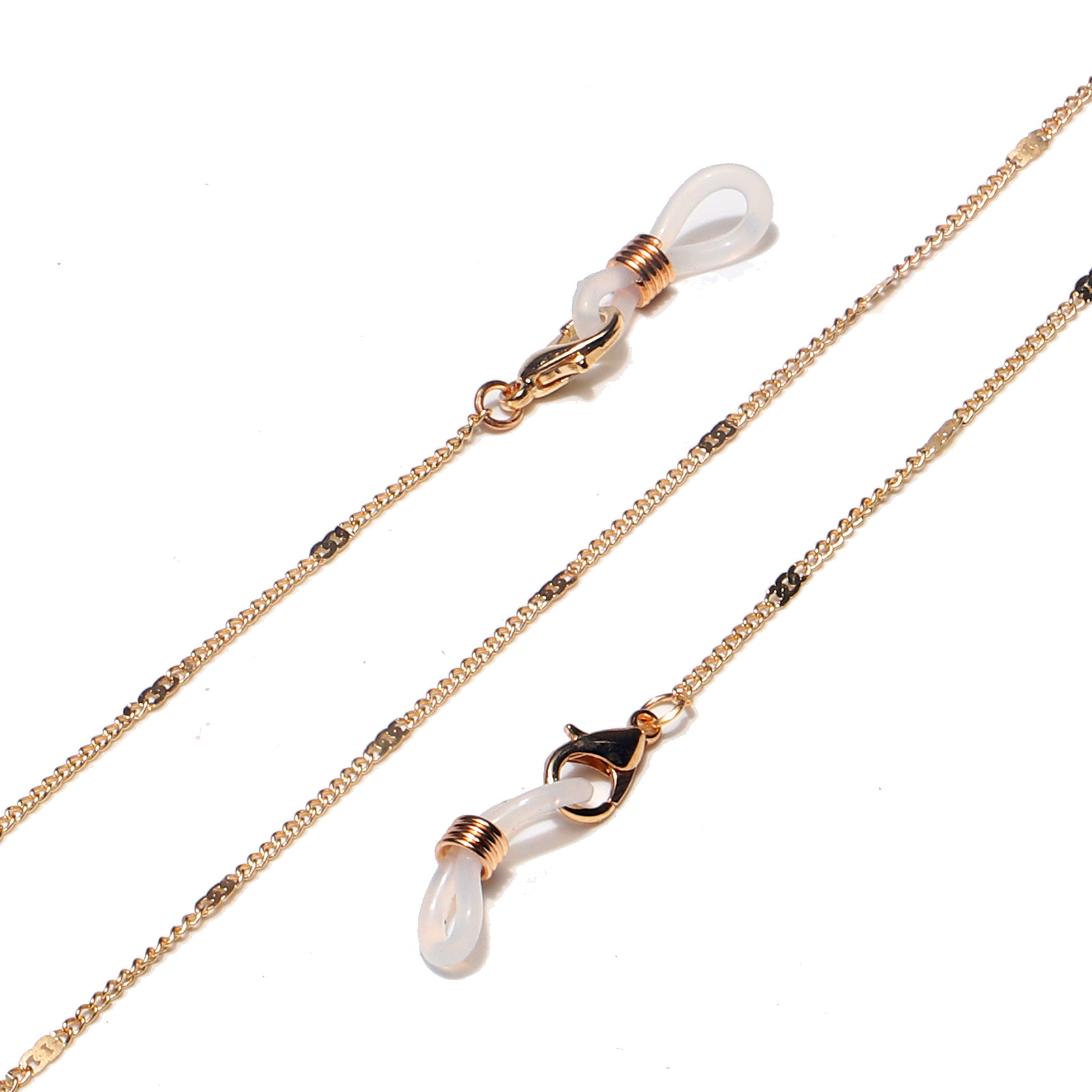 20g Weight Metal Material Fashion Simple Color Retention Golden Metal Glasses Chain 16