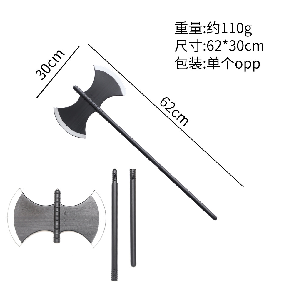 Halloween juguetes demonios tridentes hachas accesorios de escenario Lincoln bastones armas simuladoras armas muertes hoce