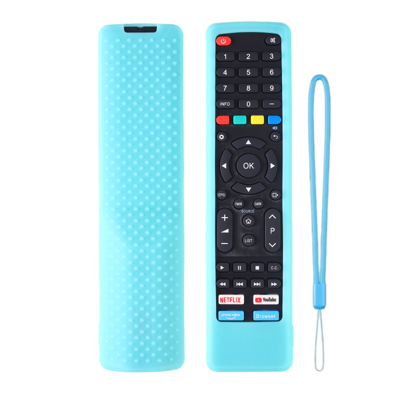 Aplicable a REMOTE AIWA TV comercio exterior Inglés control remoto cubierta de silicona cubierta de silicona gruesa contra caídas cubierta de silicona image 10