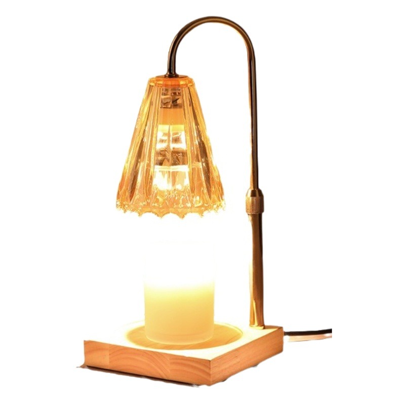 Lámpara de aromaterapia lámpara de cera de fusión sincronización cálida lámpara de vela de fusión nórdica elevación y expansión de fragancia Internet celebridad retro dormitorio decorativo lámpara de noche