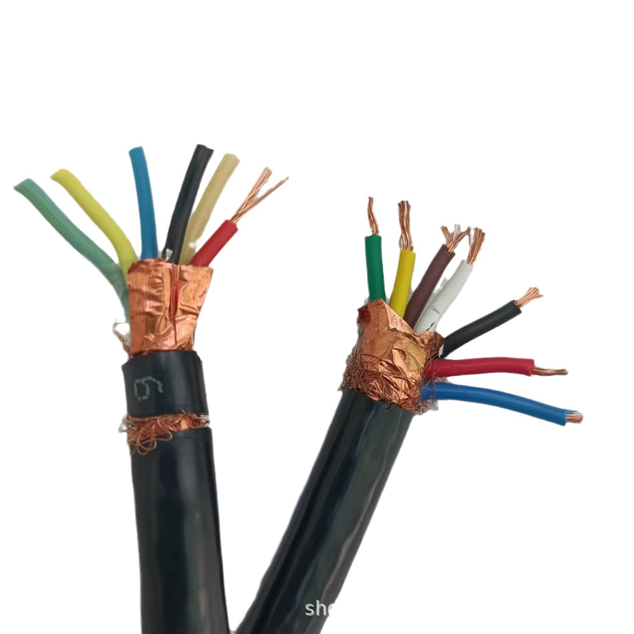 矿用阻燃控制软电缆屏蔽MKVVP38*0.75 煤安认证