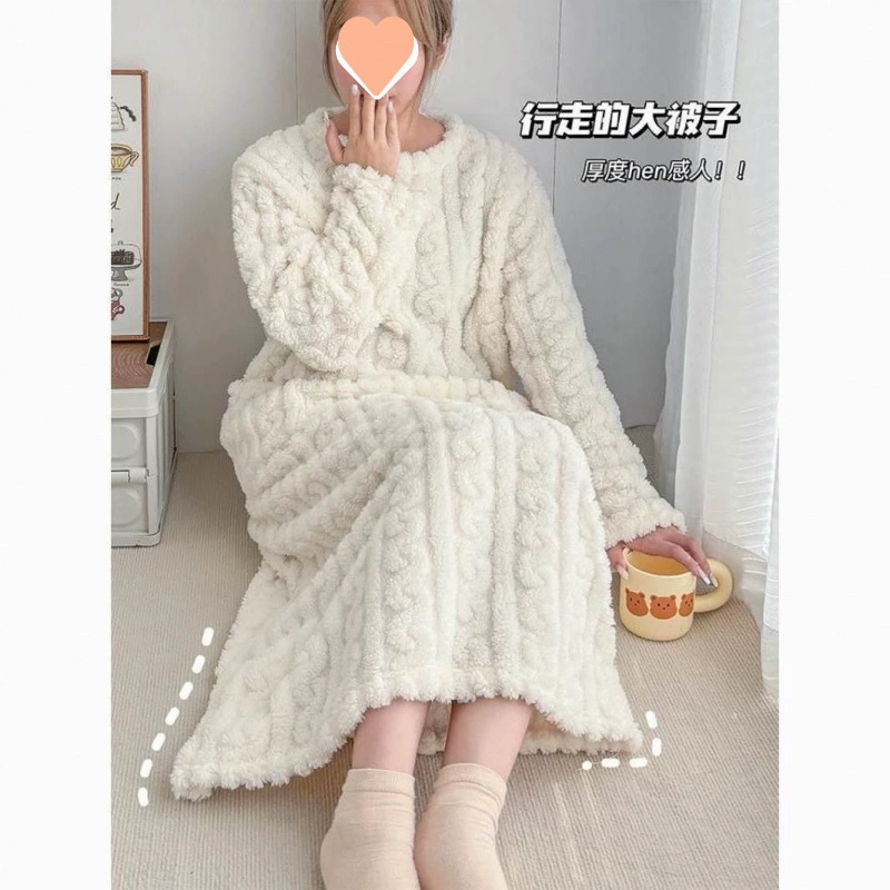 Длинный халат/покрывало из бархата, пижама, зимняя юбка, макси-длина