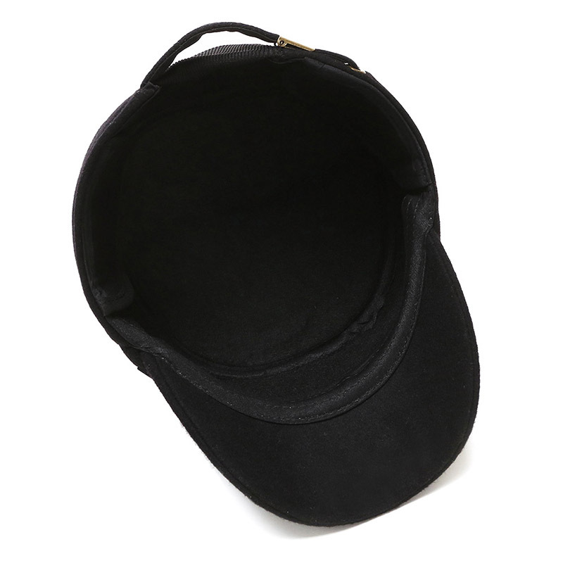 Cappellino da baseball donna in lana con paraorecchie e lettere_voghion.com