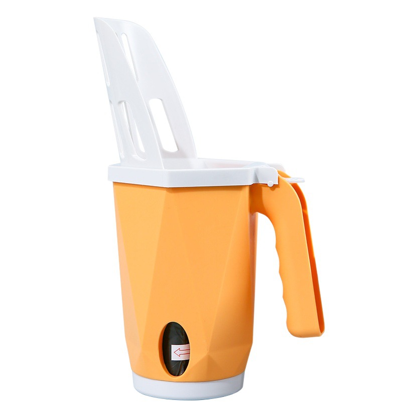 Pala de arena para gatos de una pieza traje pala de arena para gatos con bolsa de basura fondo de basura pala extraíble para gatos grandes