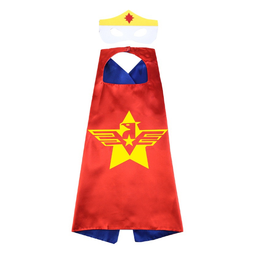 En stock al por mayor de Halloween Capitán América traje Spiderman Iron Man Hulk superhéroe capa niños