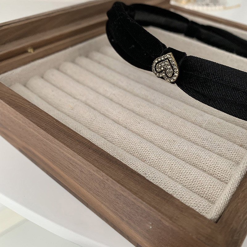 Dolce fascia per capelli nera in velluto abbinata da donna, con teschio alto, elegante forcina per capelli, fascia retrò, accessori per capelli, copricapo_voghion.com