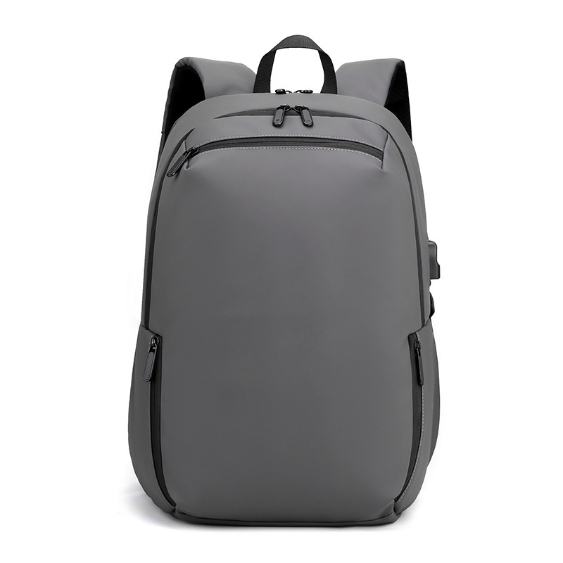 Nuevo bolso de computadora de hombro transfronterizo, película de cuero, bolso de negocios resistente al agua, mochila para estudiantes universitarios, mochila de viaje y ocio para hombres