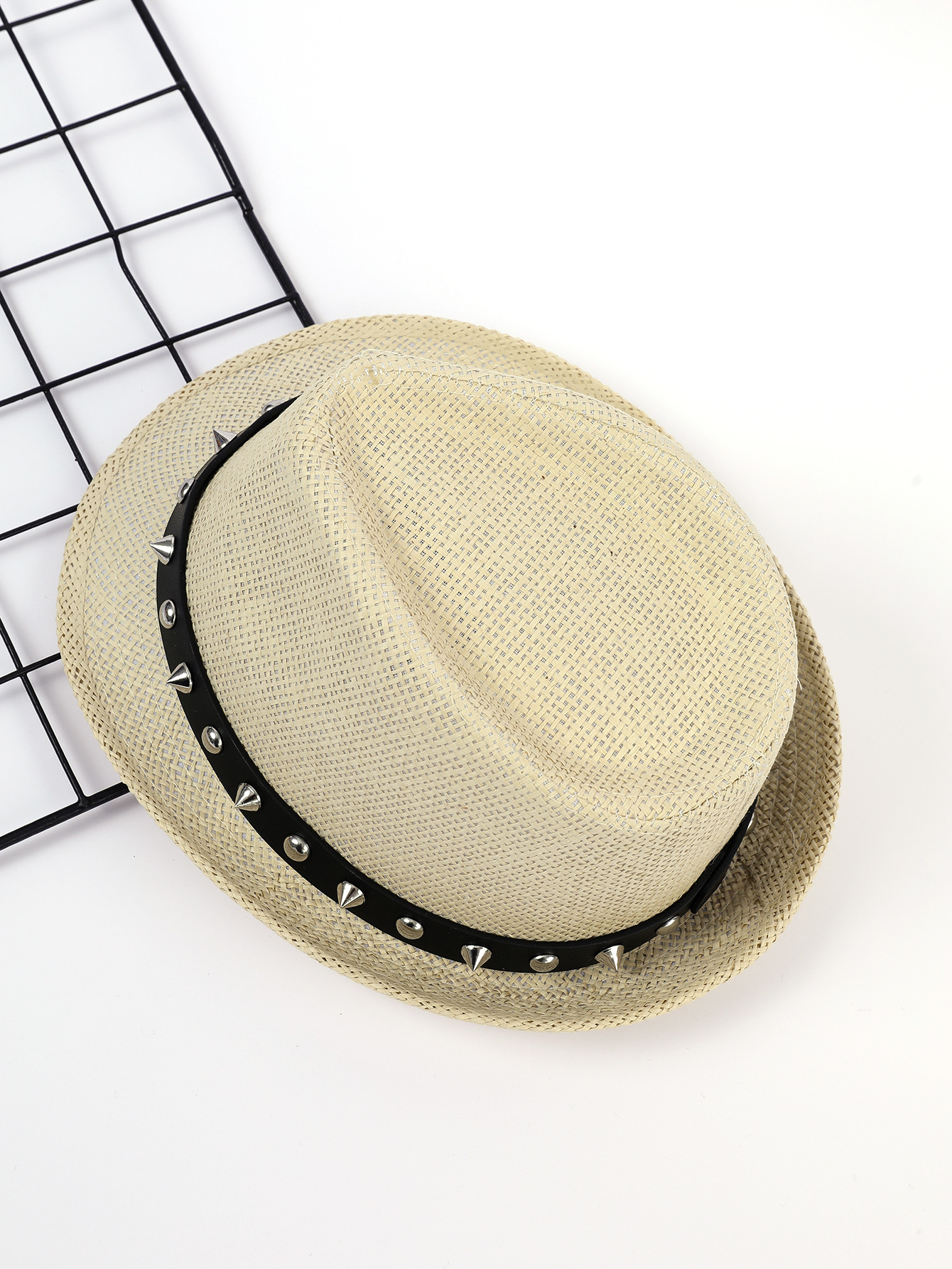 Estilo británico simple retro sombrero de paja verano de los hombres protección solar sombrero personalizado Top hip hop sombrero de playa Jazz pequeño Sombrero de Bolos