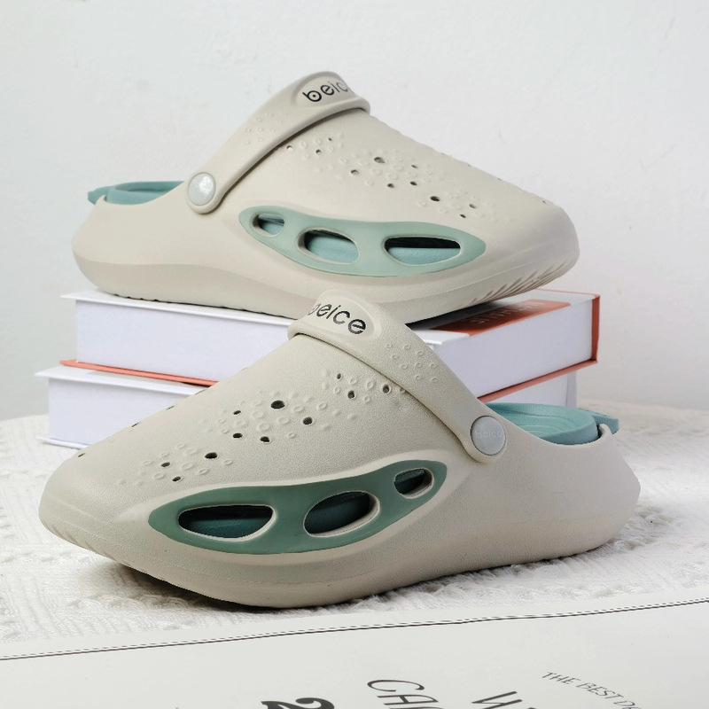 EVA Cave Shoes Women's Summer Outer Wear 2025 New Ins Style Fashion Girly Heart Beach Toe Sandals Wholesale