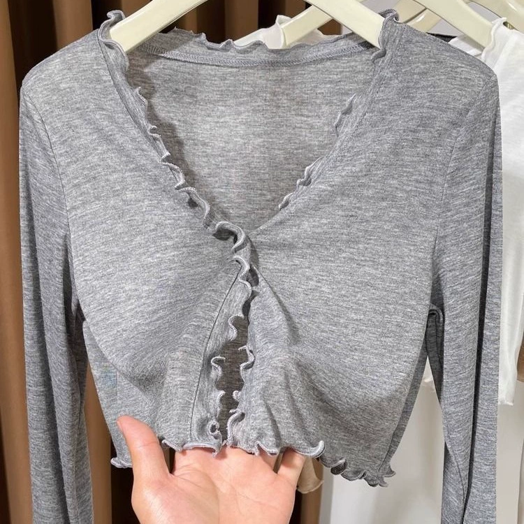 Женский кардиган для ношения с платьем-комбинацией, новый летний стиль 2025 года, край на одной пуговице, солнцезащитная куртка-рубашка с кондиционером, прямая продажа.