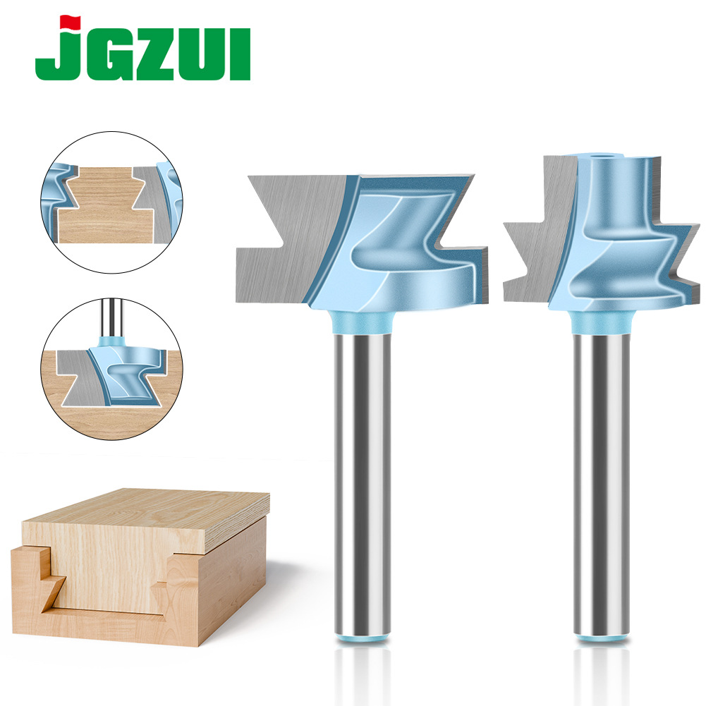 抽屉滑轨刀1/4柄6柄实木导轨滑块开槽书桌公母滑槽合金铣刀具