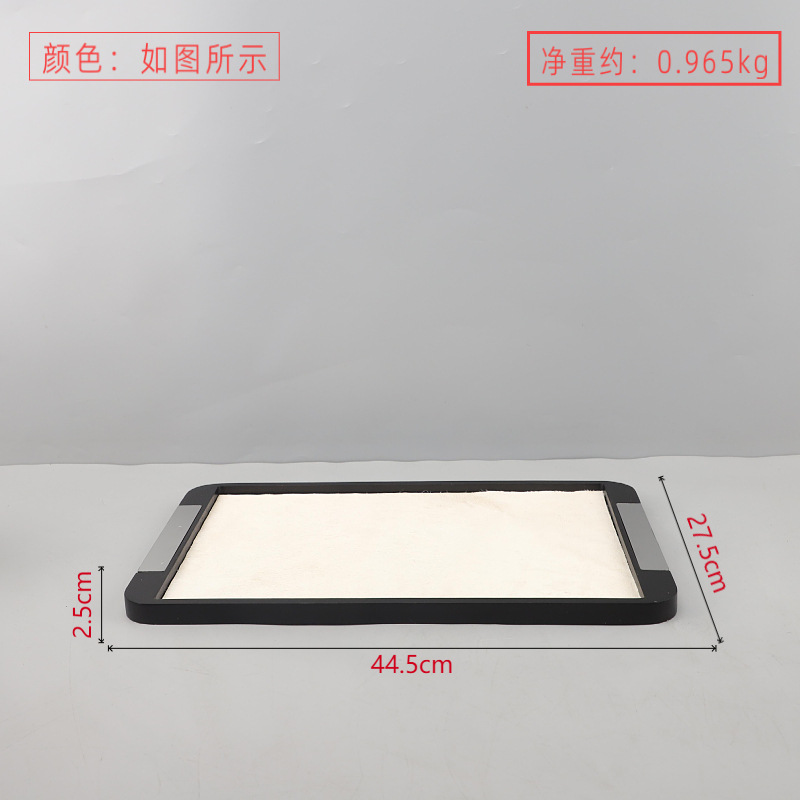 White 44.5*27.5*2.5cm horse hair style