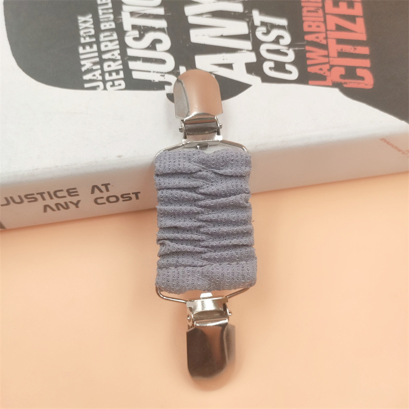 Amazon nuevo suéter clip plisado banda elástica cardigan clip vintage chal clip de moda clip fijo