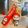 Cartoon three dimensional doll, mascot, keychain, transport, pendant, panda, Birthday gift