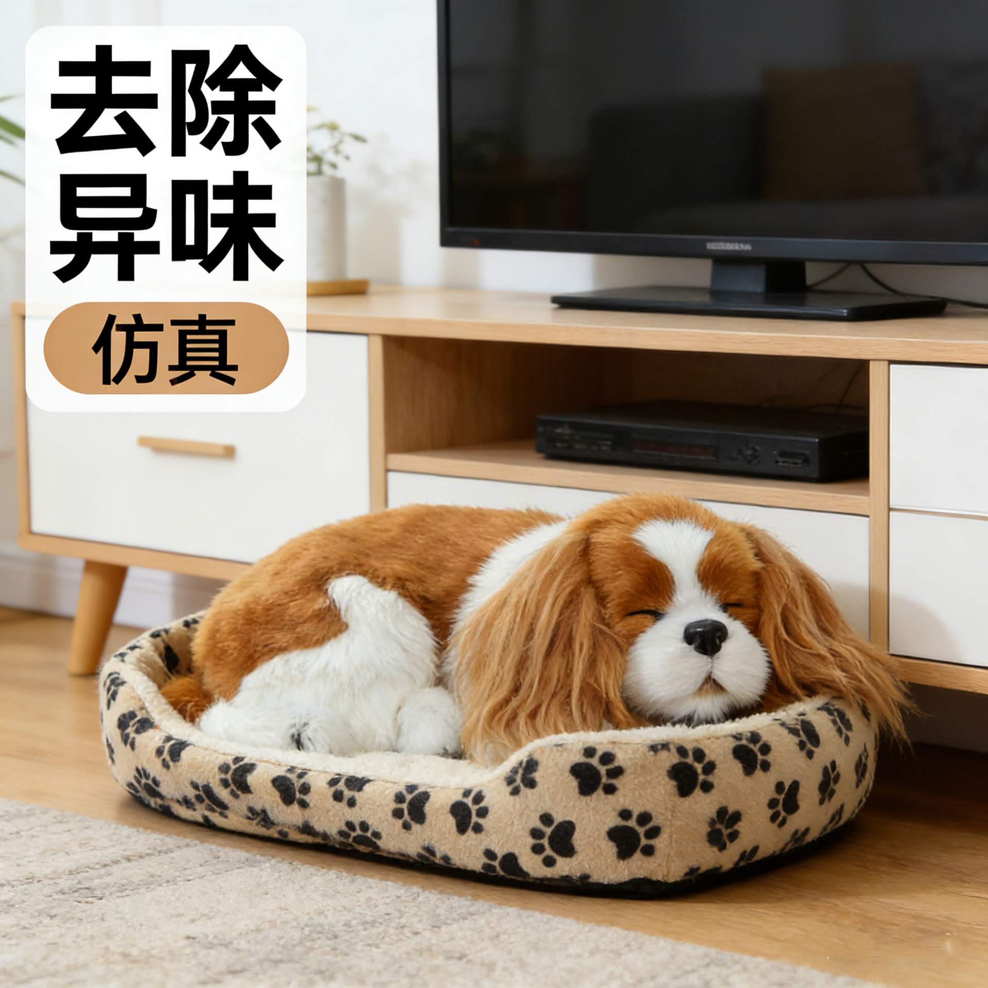 Car Interior Decoration Ornaments Bamboo Charcoal Imitation Dog Creative Car-Mounted Activated Carbon Decoration to Remove Odor and Formaldehyde for Home Use