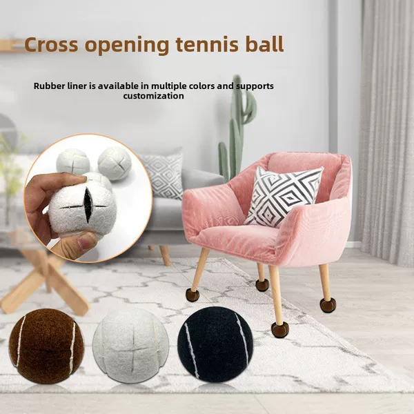 Factory direct cross cut tennis table and chair rubber sleeve non-slip wear-resistant mute table and chair stool feet mobile protective cover