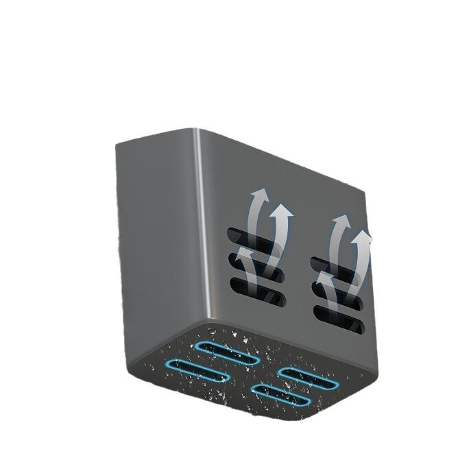 Baño estante de pared sin perforación caja de almacenamiento de pasta de dientes cepillo de dientes peine de afeitar caja de almacenamiento de pared image 6