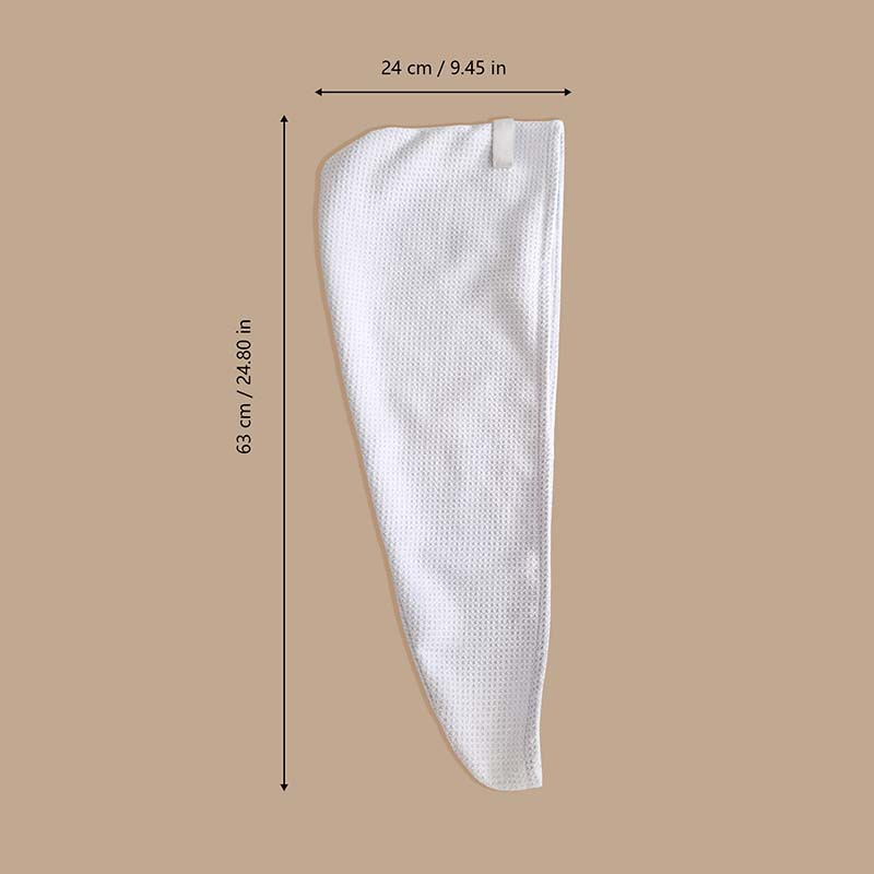 Amazon waffle transfronterizo gorro de secado del cabello súper absorbente bufanda de microfibra de secado rápido Toalla de secado del cabello gorro de ducha