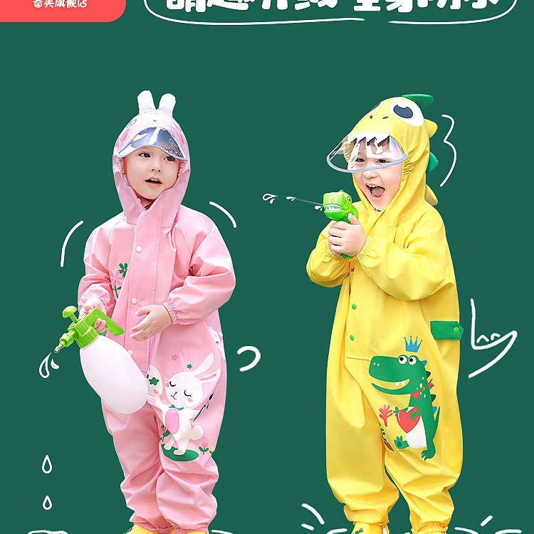 Детский непромокаемый костюм-дождевик для мальчика и девочки, полный комплект, новый стиль 2025 года
