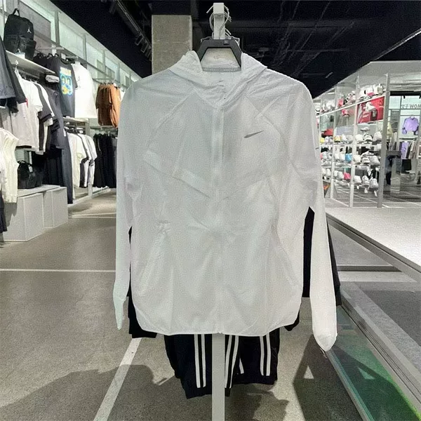 Men's Summer Outdoor Sports and Leisure Sun Protection Training Running Hooded Woven Jacket Sun Protection Outer Skin Jacket 4549